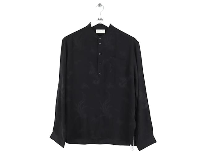 Saint Laurent Black cotton shirt  ref.2590991