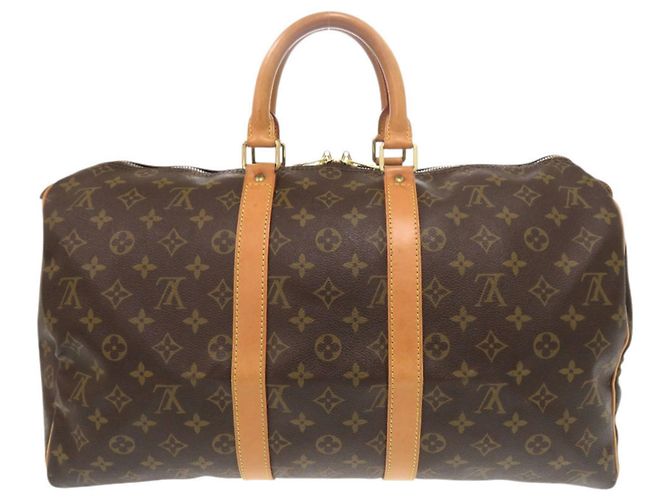 Sac Boston Keepall 45 Monogram Louis Vuitton Marron