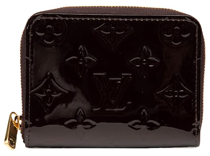 Louis Vuitton Purple Monogram Vernis Zippy Coin Purse Leather Patent leather  ref.2591394