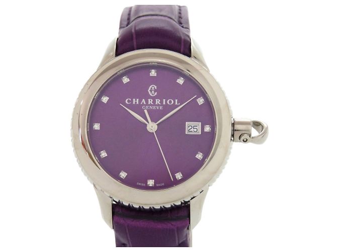 Autre Marque Relógio de pulso com diamante Charriol Columbus