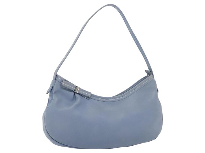Salvatore Ferragamo Vala Leather Blu