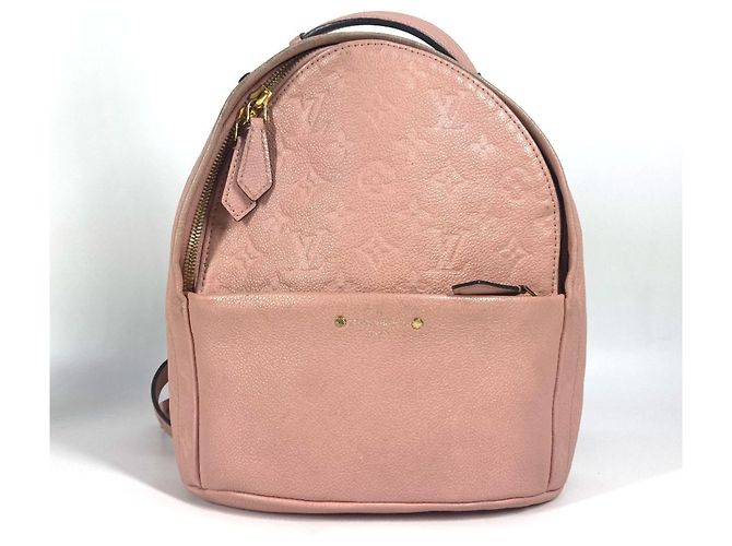 Louis Vuitton Monogram Empreinte Sorbonne Backpack Pink