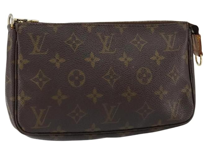 Louis Vuitton Pochette Accessoires NM Monogram Canvas Brown Cloth  ref.2591747