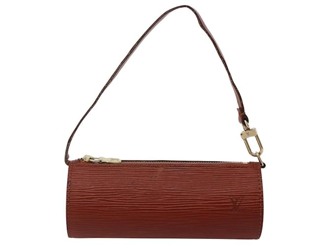 Louis Vuitton Soufflot Pochette Epi Leather Brown  ref.2592097