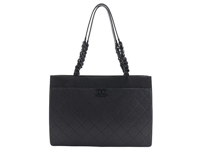 Sac cabas large Matelassé Chanel Noir
