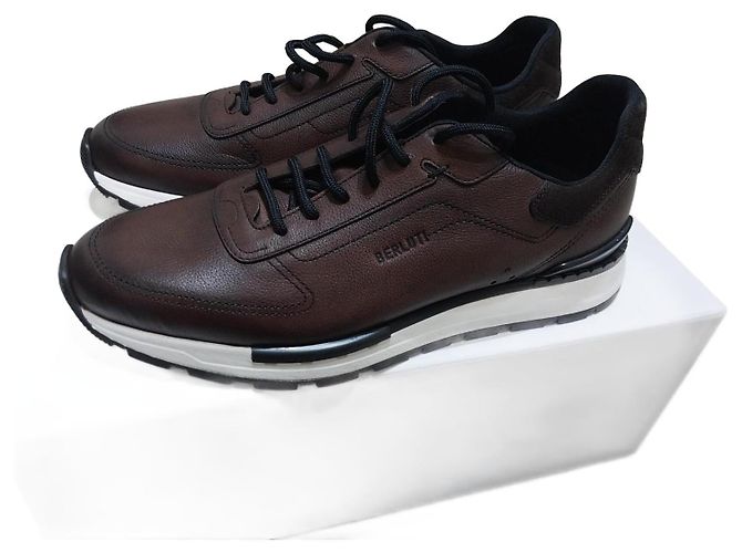 Berluti Sneaker aus Leder braun