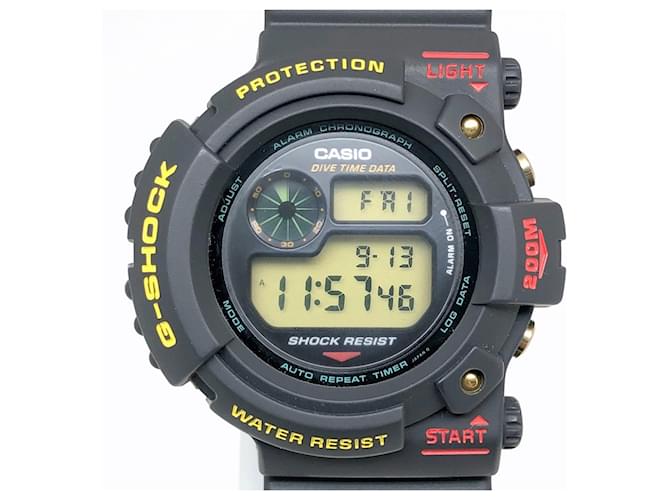 Autre Marque Casio G-Shock DW-6300-1B Frogman Watch Green Dark grey  ref.2593242