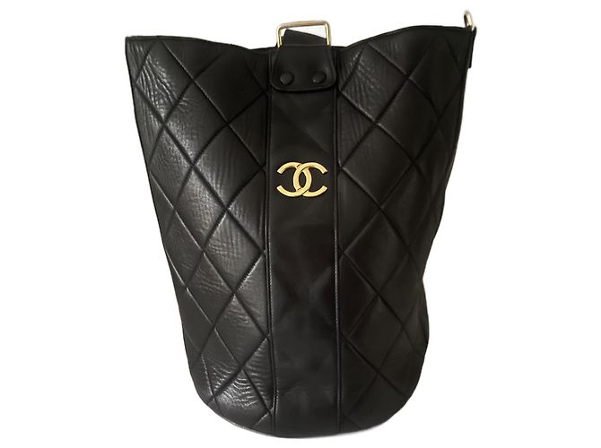 Chanel Brown Leather Backpack