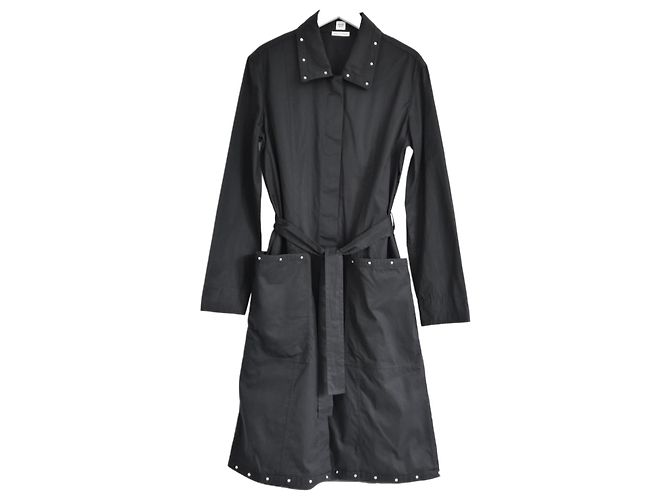 Abito camicia con borchie Hermès Primavera 2022 Nero