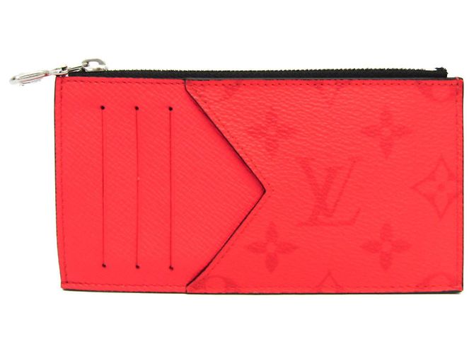 Tarjetero de monedas Taigarama Louis Vuitton Roja