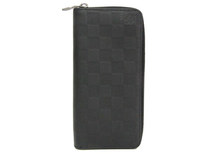 Louis Vuitton Damier Infini Zippy Wallet Black