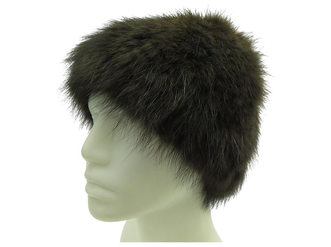 NEUE FENDI BRAUNE FUCHSFELLMÜTZE