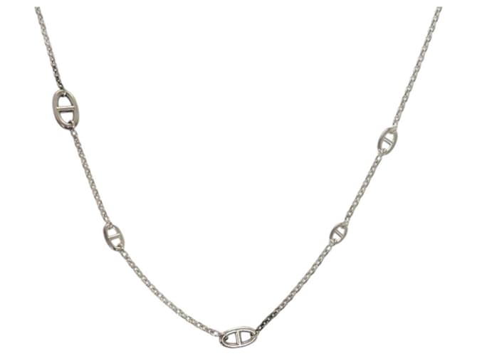 Hermès Hermes Chaine d'Ancre Silver 925 Necklace 