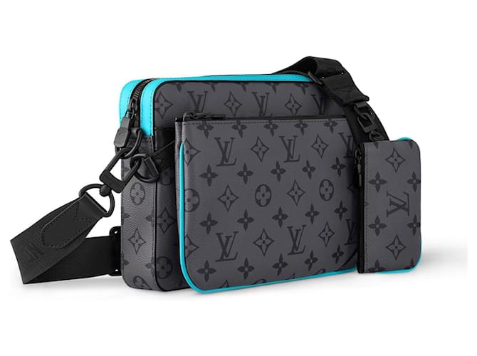 Louis Vuitton Trio Messenger Eclipse Grey Cloth