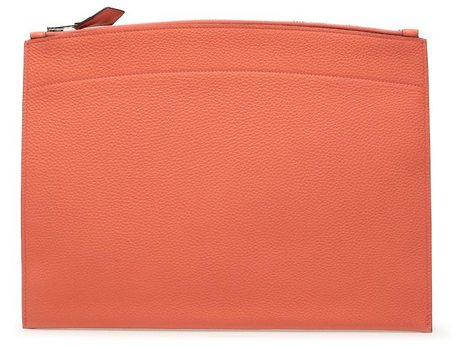 Hermès Orange Medium Togo Bazar Tasche
