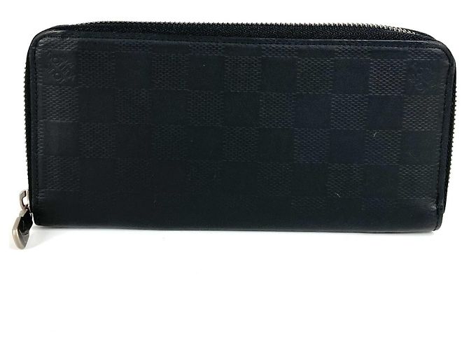 Louis Vuitton Damier Infini Zippy Wallet Black