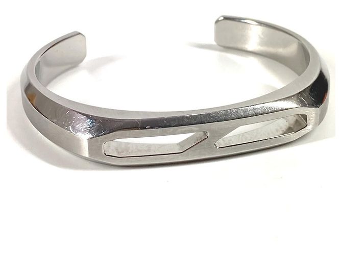 Hermès Bracciale Delta HERMES Argento 