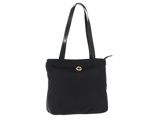 Céline Celine Nylon Tote Bag Medium Schwarz 