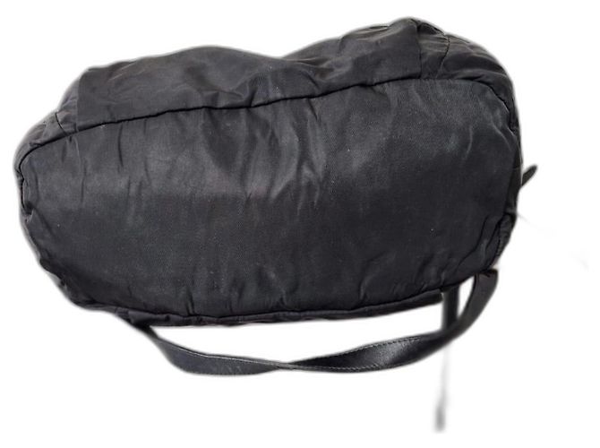Bolso de mano/satchel Prada de nailon negro