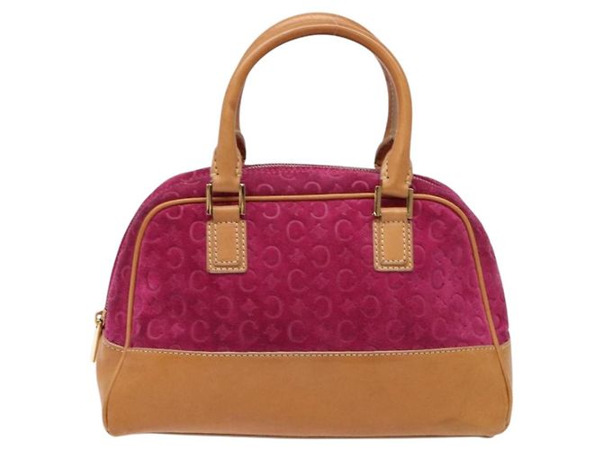 Céline Sac à main vintage Celine Macadam en suède Macadam Violet