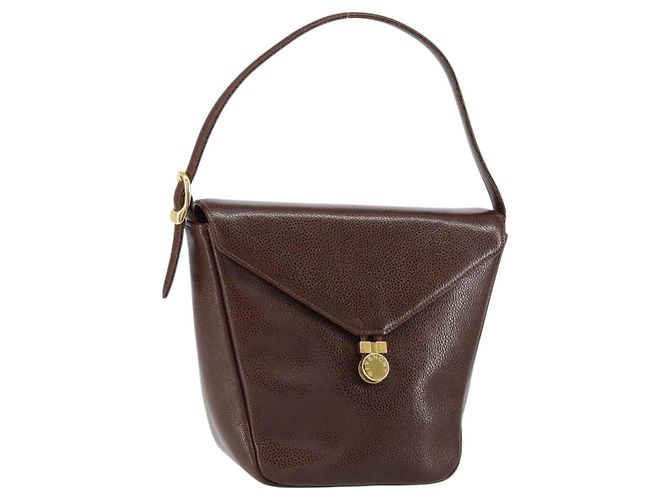 Sac à épaule en cuir Givenchy Marron