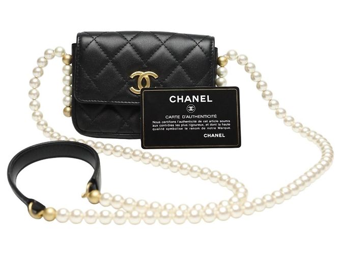 Borsa a Spalla Mini Matelassé CHANEL Nero
