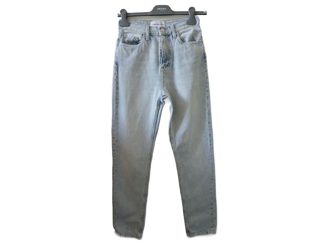Jeans Rectos Calvin Klein Azul Oscuro Denim
