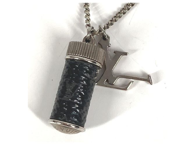 Collar Monogram Eclipse Louis Vuitton Negro Monograma Lienzo