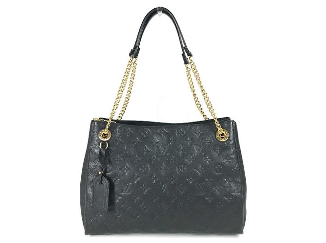 Louis Vuitton Monogram Empreinte Surenne MM Shoulder Bag Black