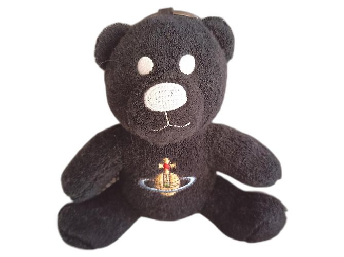 Charm per borsa Teddy Bear Black di Vivienne Westwood Nero