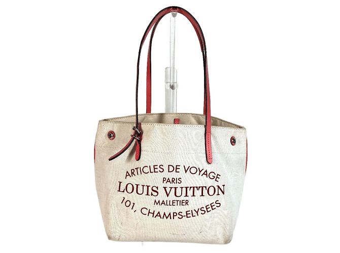 Bolsa Tote Cabas PM da coleção de verão 2014 da Louis Vuitton Rosa Branco