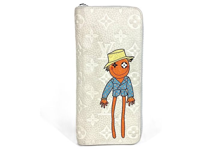 Portefeuille Long Monogram Louis Vuitton Blanc Multicolore Monogramme