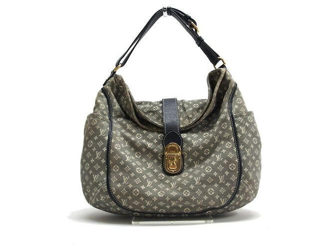 Louis Vuitton Monogram Idylle Romance Ankle Shoulder Bag Brown White Navy blue