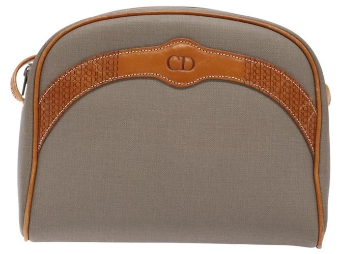 Bolsa de ombro em couro Christian Dior CD