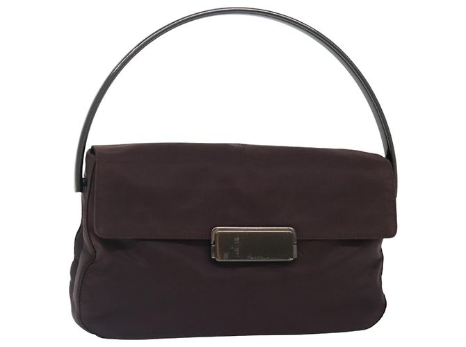 Sac à main vintage Prada Tessuto Marron