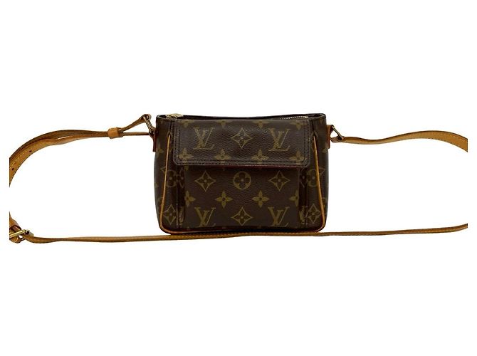 Bolsa de ombro mini Viva Cite PM em couro Monogram Louis Vuitton Marrom