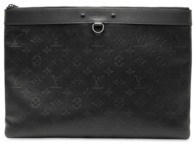 Pochette Discovery Monogram Shadow Negra Louis Vuitton Negro