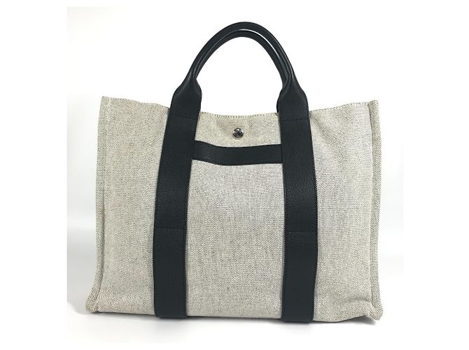 Bolsa Tote Arne MM da Hermès Marrom Preto