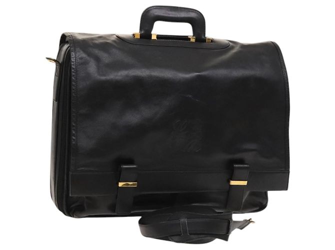 Loewe Anagram Cuir d'Affaires Noir