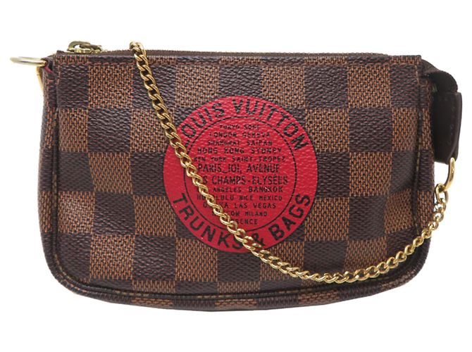 Pochette Accessoires Mini T&B di Louis Vuitton Marrone