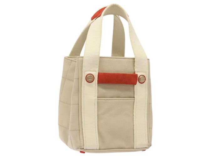 Chanel Chocolate Bar Coco Mark handbag Canvas Beige