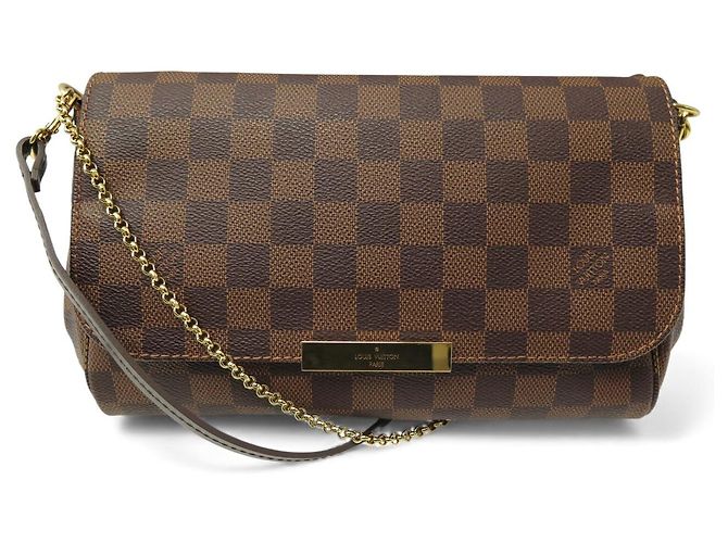BORSA LOUIS VUITTON FAVORITE MM N41129 CANVAS MONOGRAM Marrone