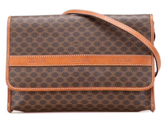 Céline Borsa a tracolla Celine Macadam Marrone
