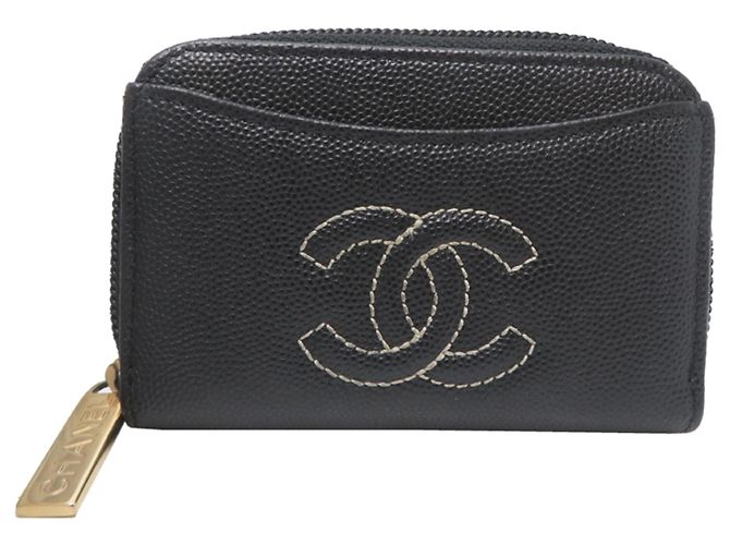 Chanel Timeless Card Case Black