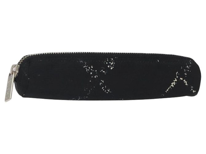 Astuccio per penna in nylon della linea da viaggio Chanel Nero