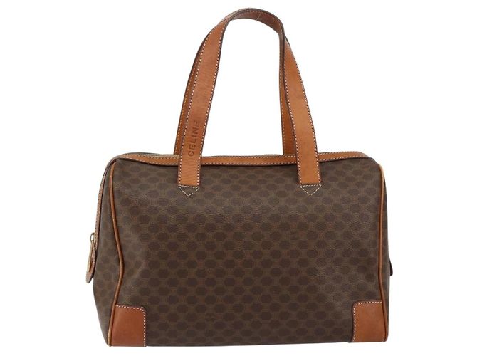 Céline Sac à main Celine Macadam Macadam en cuir Marron
