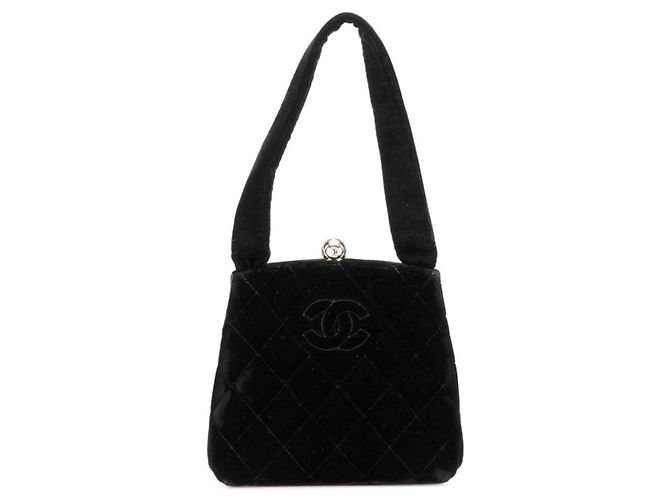 CHANEL Mini Borsa Matelassé Coco Mark Nero