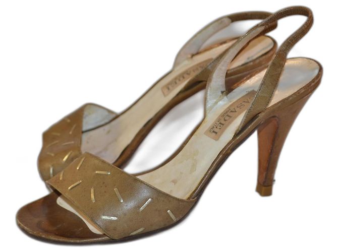 Sandali Casadei in pelle marrone
