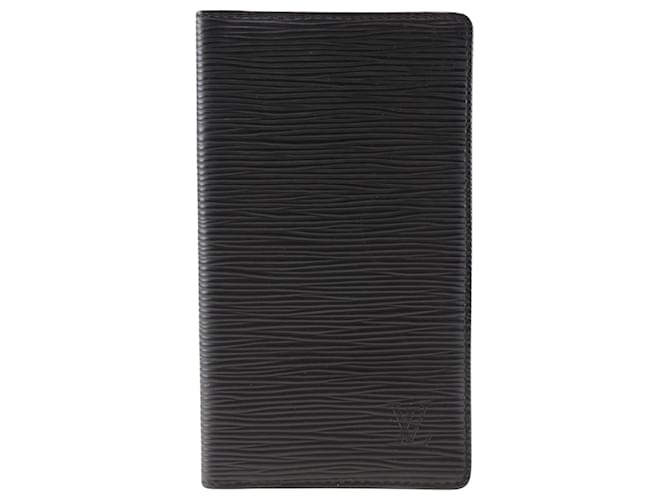 Louis Vuitton Brazza Long Bifold wallet epi leather Black  ref.2601557