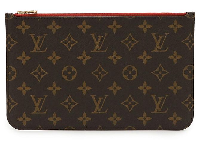 Pochete Neverfull Monogram Louis Vuitton Vermelho